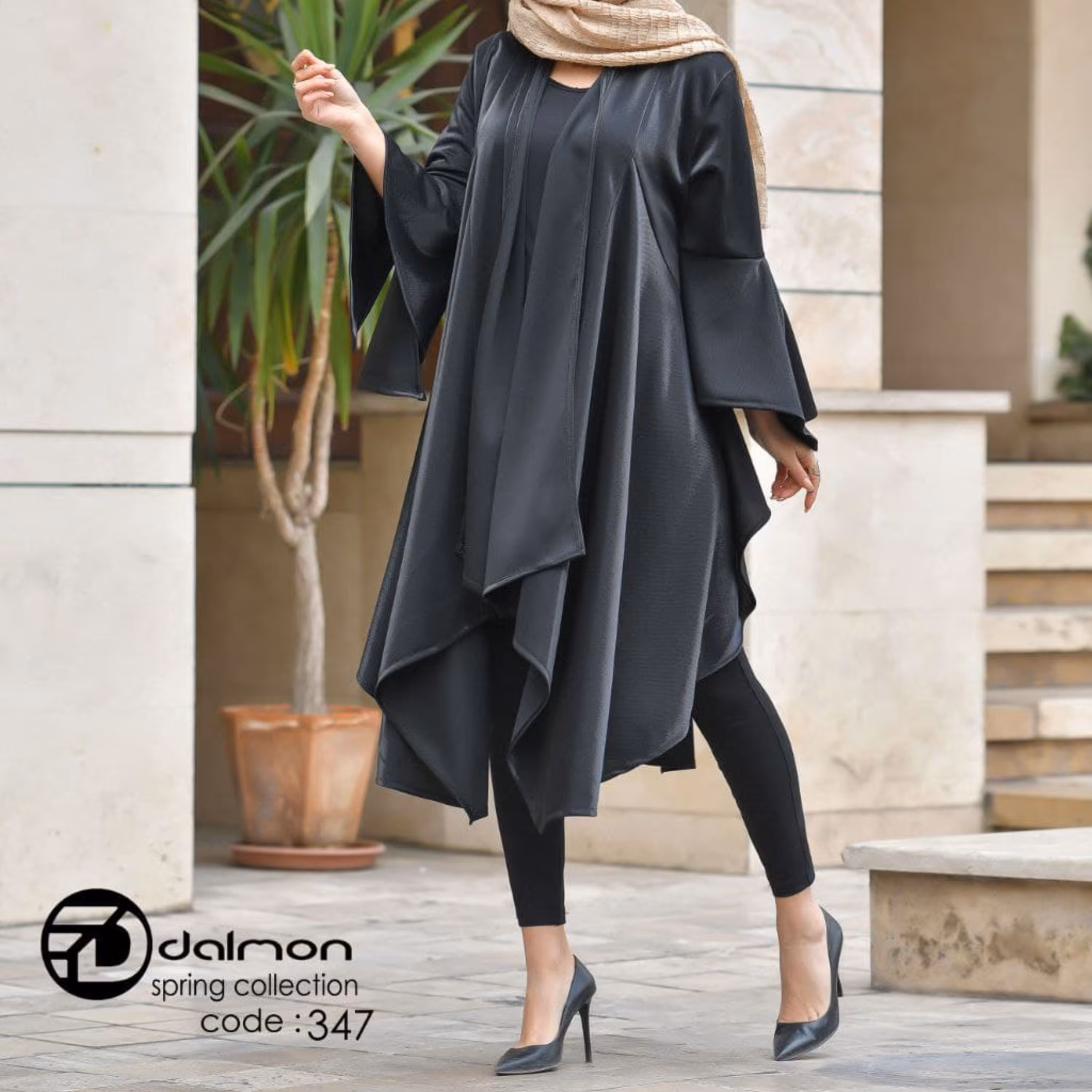 مانتو مجلسی شیک پارچه لمه کیفیت دوخت و تنخور عالی
