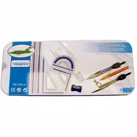 ست پرگار و خط کش نه تیکه هیپو Heppoo