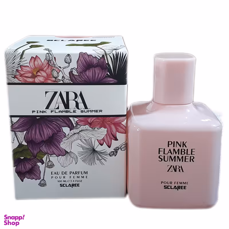 ادوپرفیوم زنانه اسکلاره مدل Zara Pink Flambe Summer