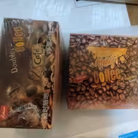 پک  کامل دانه قهوه کافئین دار270گرمیdouble coffee