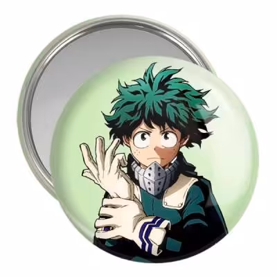 آینه جیبی خندالو مدل ایزوکو میدوریا انیمه آکادمی قهرمان من My Hero Academia کد 10074