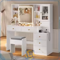 میز آرایش لامپ دار DJ712