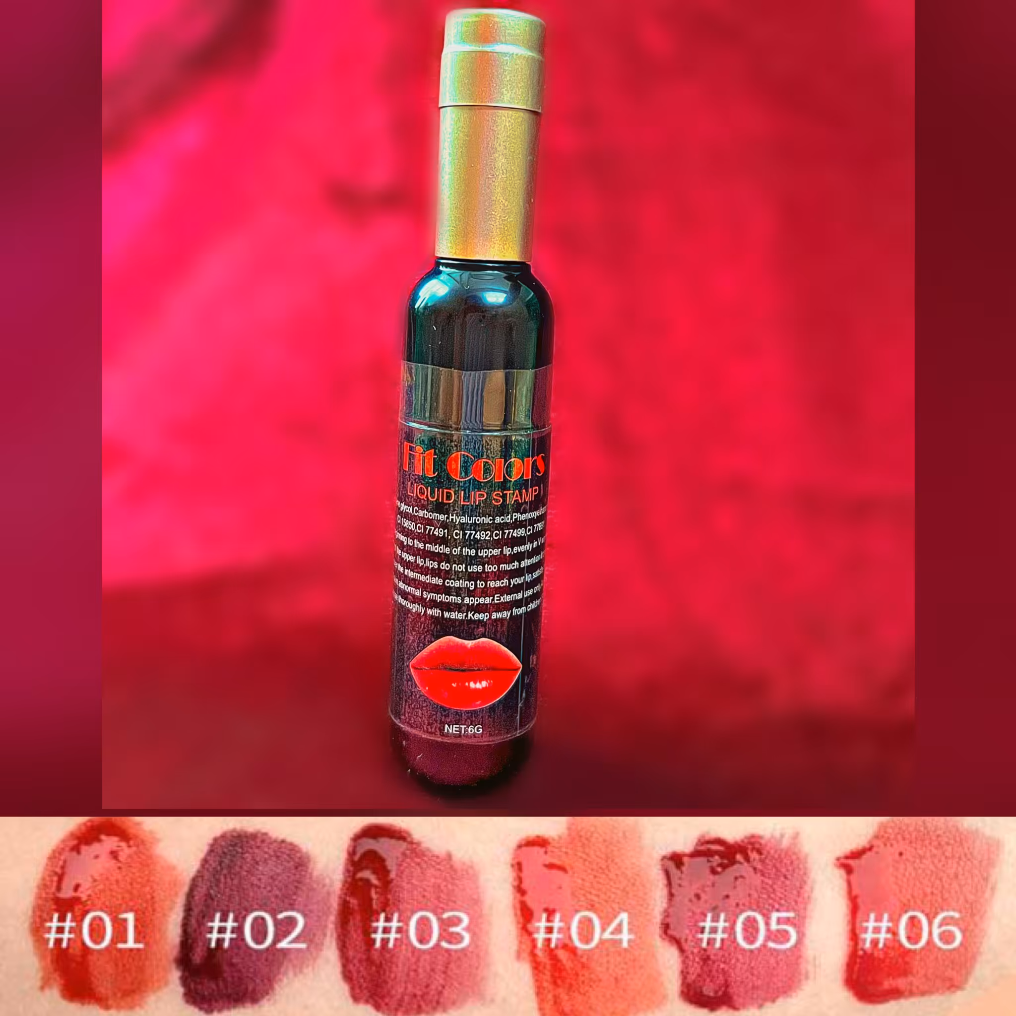 تینت لب یا رژلب مایع رقیق شامپاینی