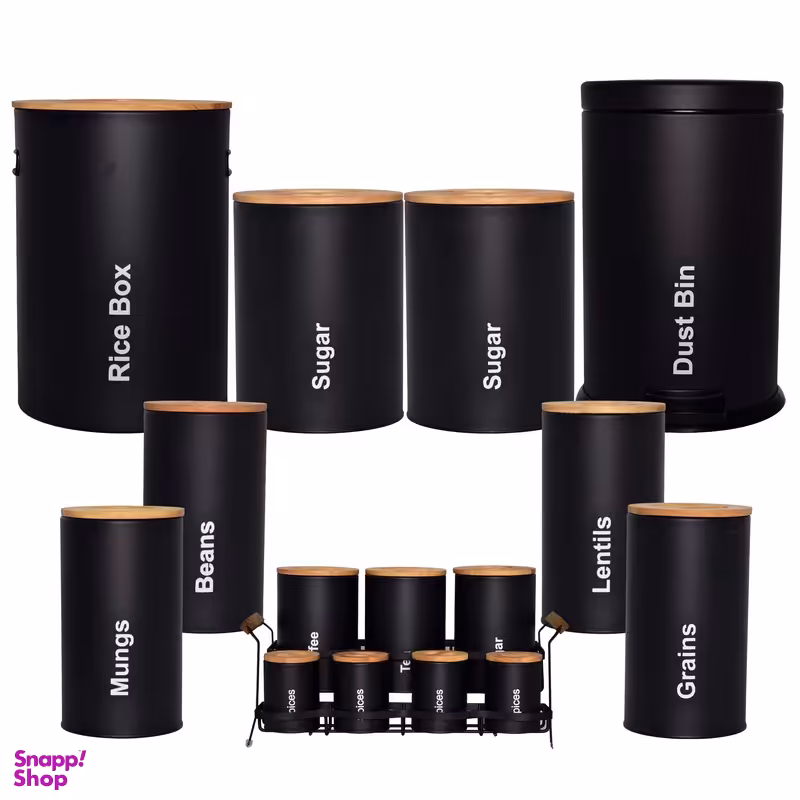 سرویس آشپزخانه 16 پارچه یونیک مدل سمباده ای کد 8005