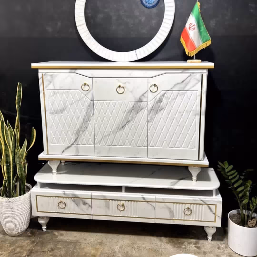 کنسول اینه میز تلویزیون ست هم فقط 4500 با بهترین کیفیت وجنس کد 123