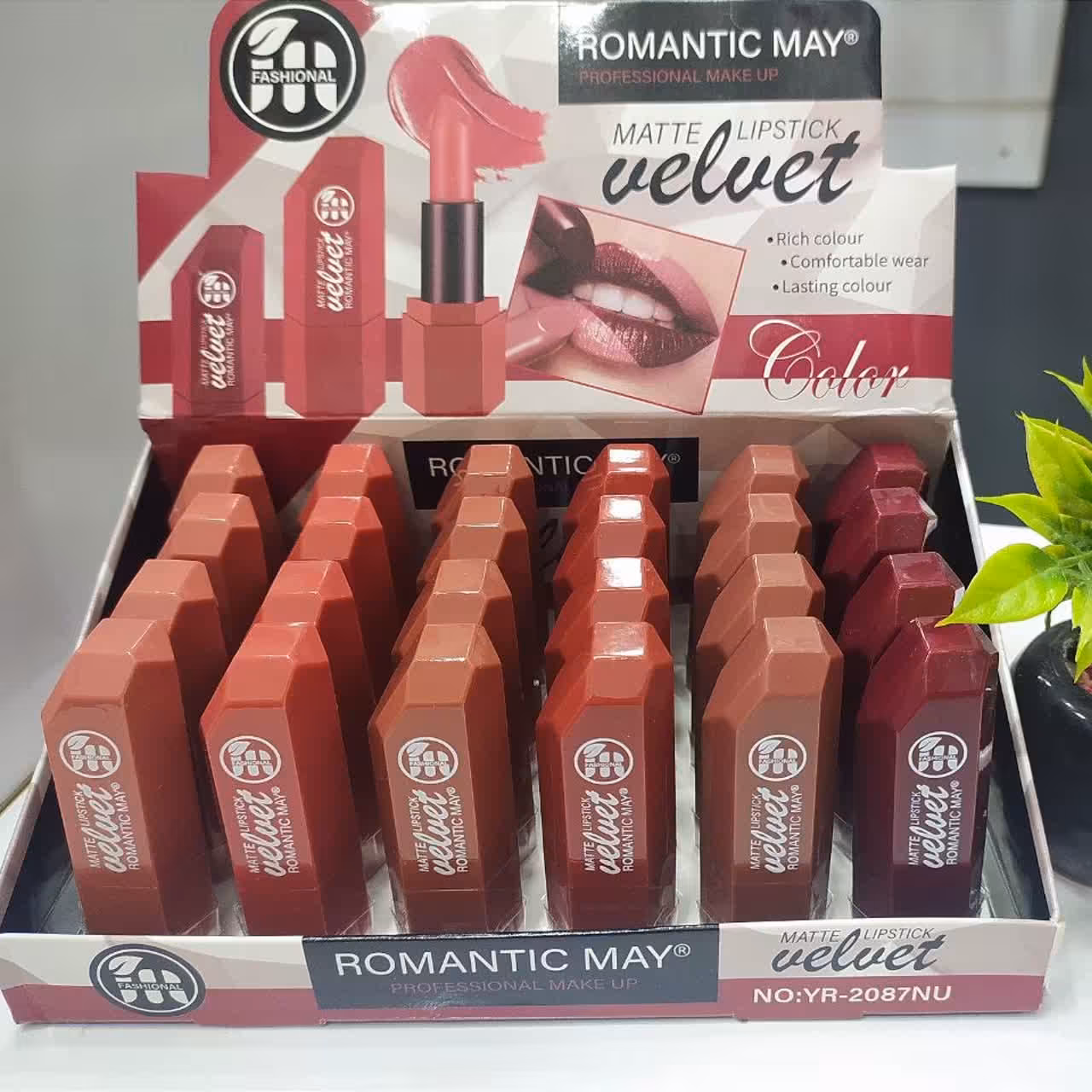 رژ لب جامد مات و مخملی رمانتیک مای