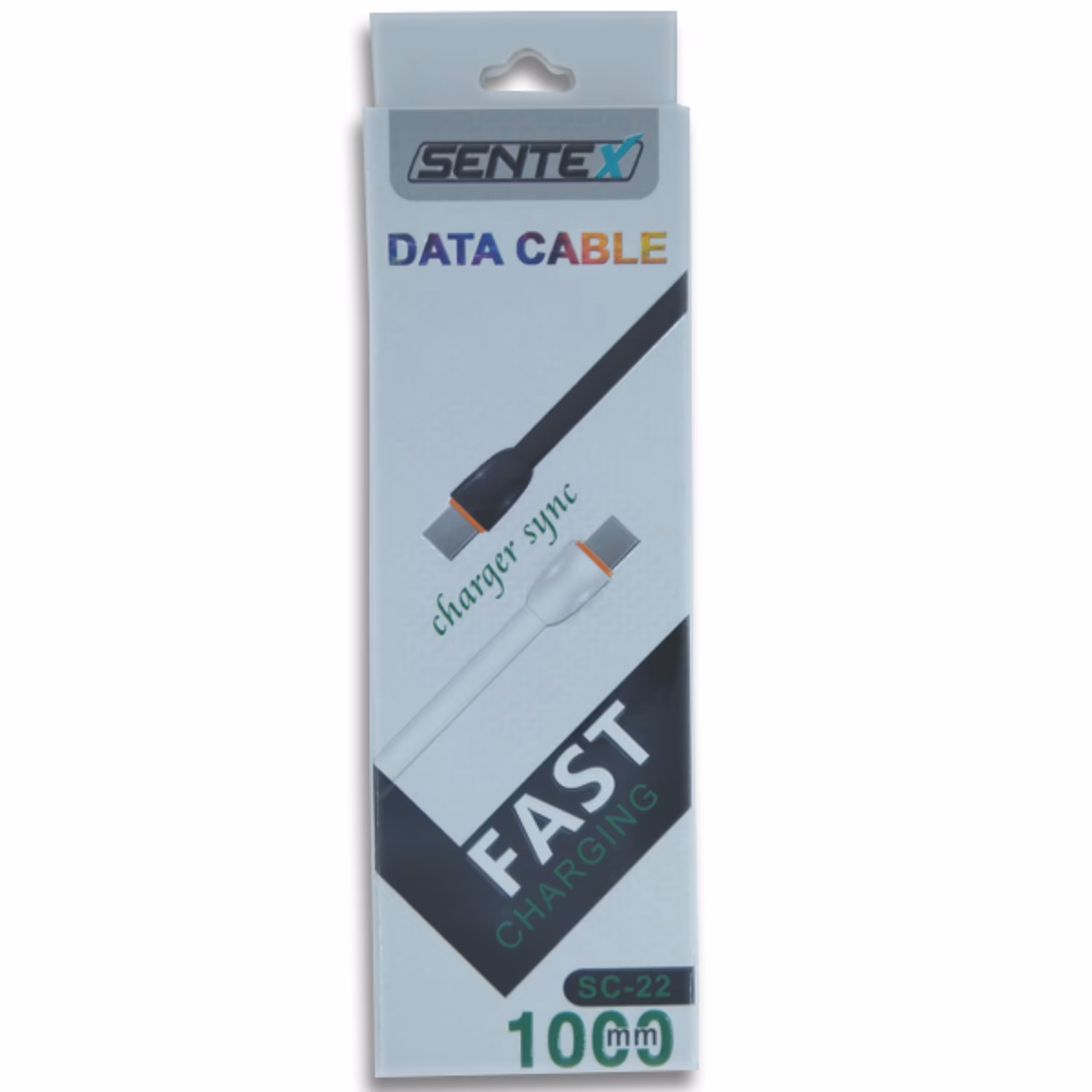 کابل شارژ سیلیکونی type-c برند سنتکس مدل SC-22