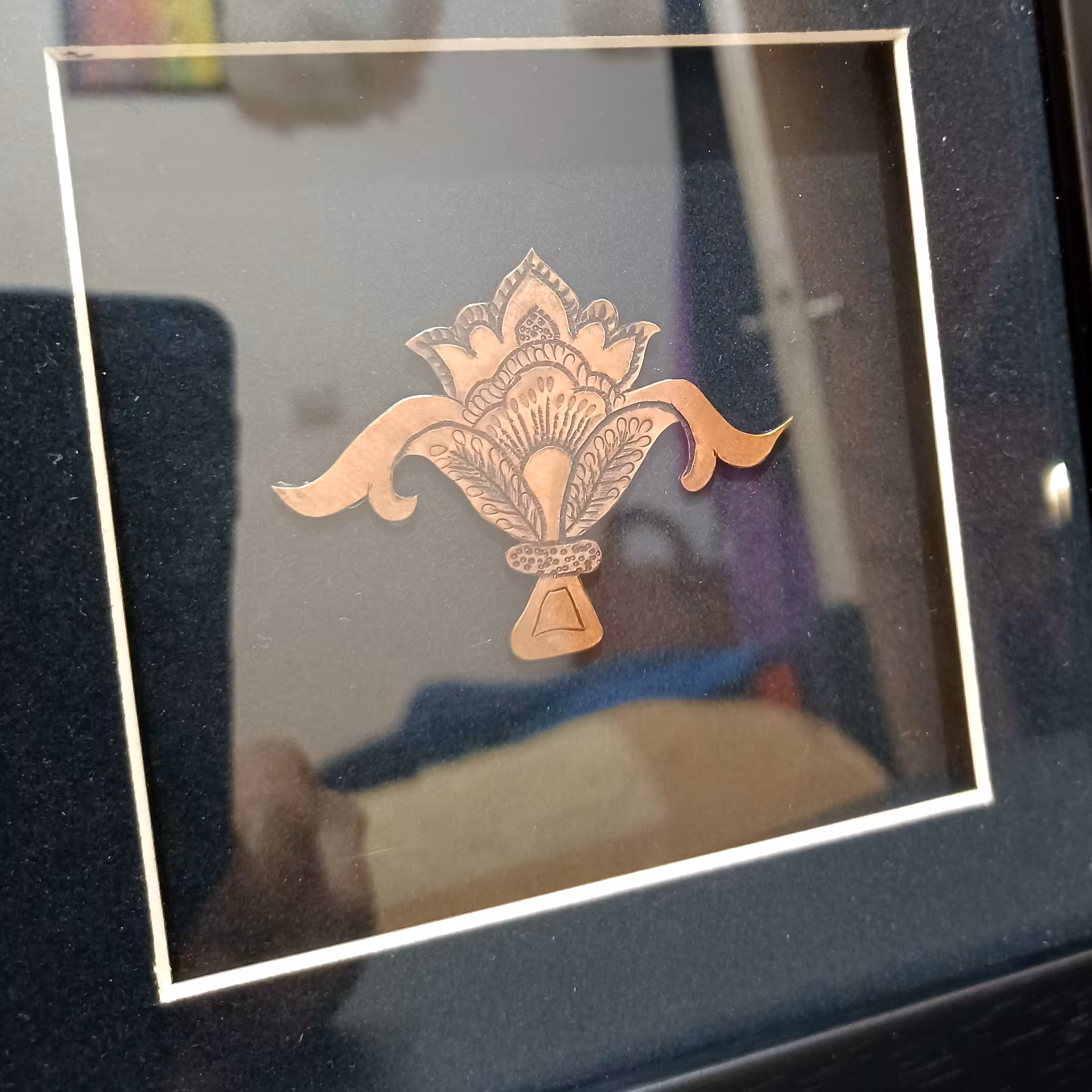 تابلو قلم زنی مسی