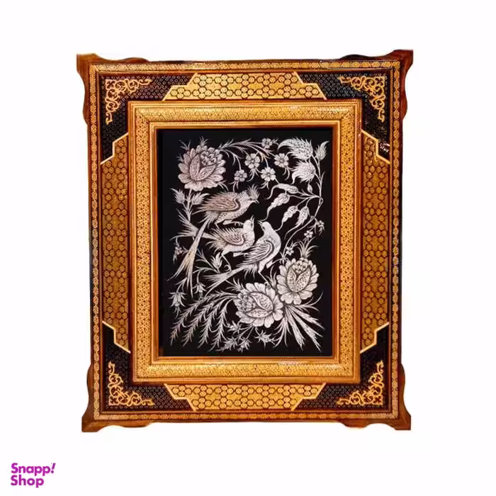 تابلو قلمزنی حاشیه خاتم کاری کد 18