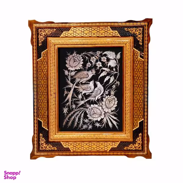 تابلو قلمزنی حاشیه خاتم کاری کد 18