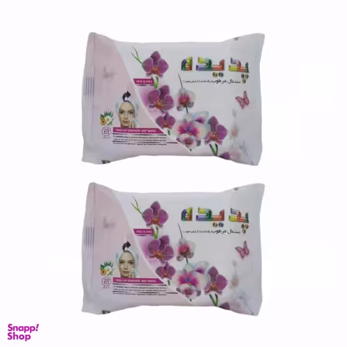 دستمال مرطوب پدیده (Padideh) مدل Mah 20 مجموعه 2 عددی