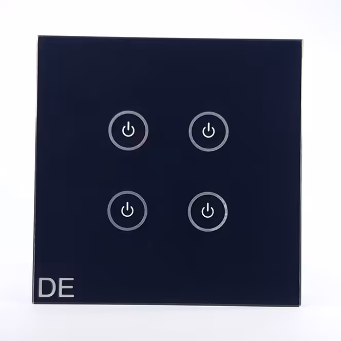 کلید 4 پل لمسی ساده DE