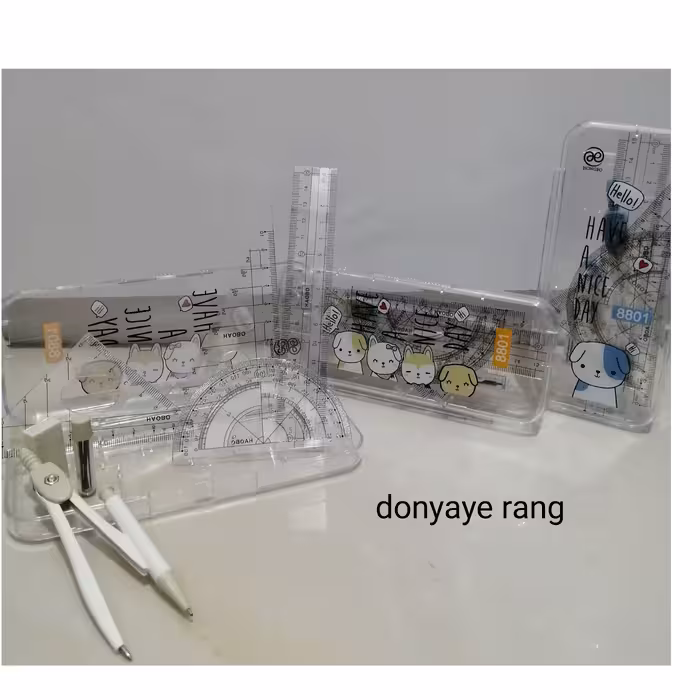 ست کامل پرگار و خط کش