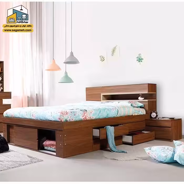 تخت خواب دو نفره BDP74