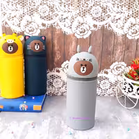 جامدادی سیلیکونی طرح تدی استوانه ایی