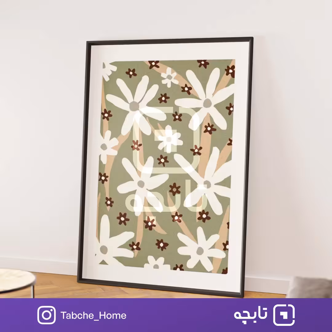 تابلو دیواری رقص گل ها