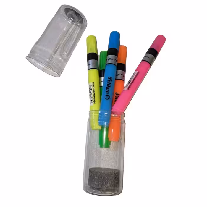 ماژیک علامت گذار پلیکان کد 5 بسته 5 عددی