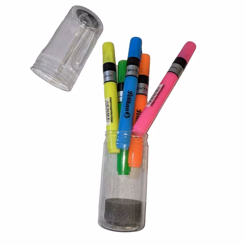 ماژیک علامت گذار پلیکان کد 5 بسته 5 عددی