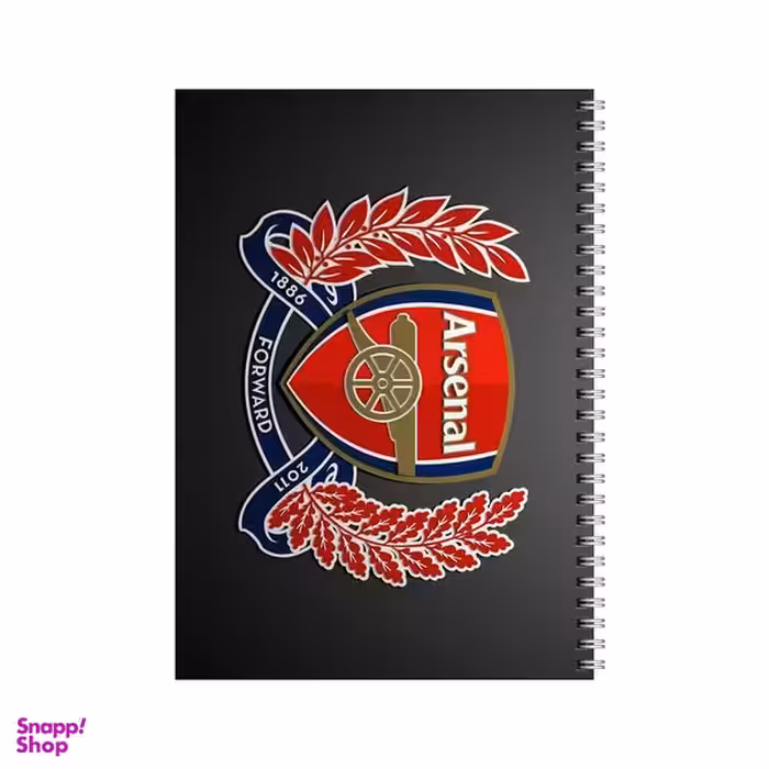 دفتر مشق 100 برگ بامبیلیپ طرح لوگو باشگاه آرسنال کد 2202921