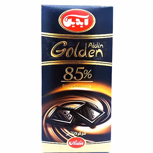 شکلات تبلت تلخ آیدین 85 درصد گلدن