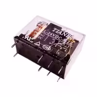 رله 16A – 24V شیشه ای 8 پایه تک کنتاکت مارک TIANBO | amazonchi