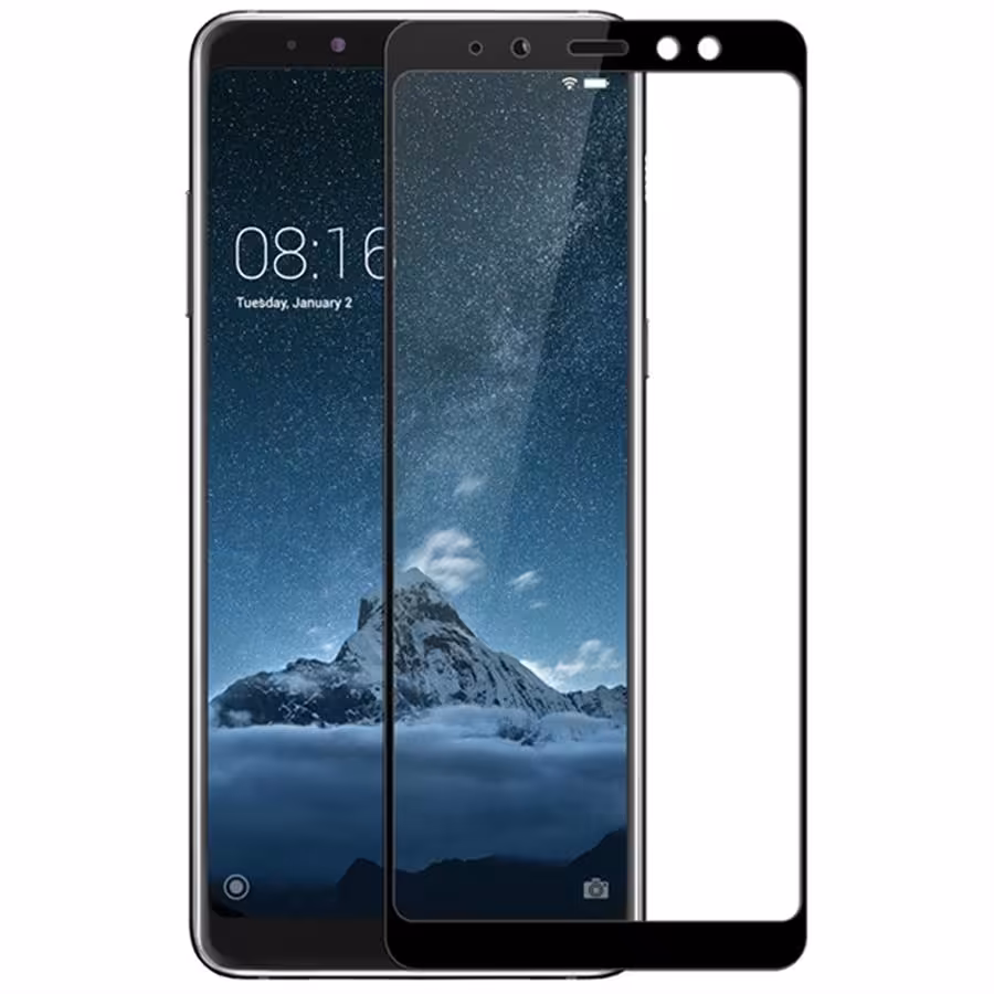 محافظ صفحه نمایش تمام چسب مناسب برای گوشی سامسونگ Galaxy A8 Plus