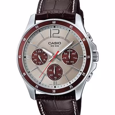 ساعت مچی مردانه کاسیو 
مدل CASIO-MTP-1374L-7A1V