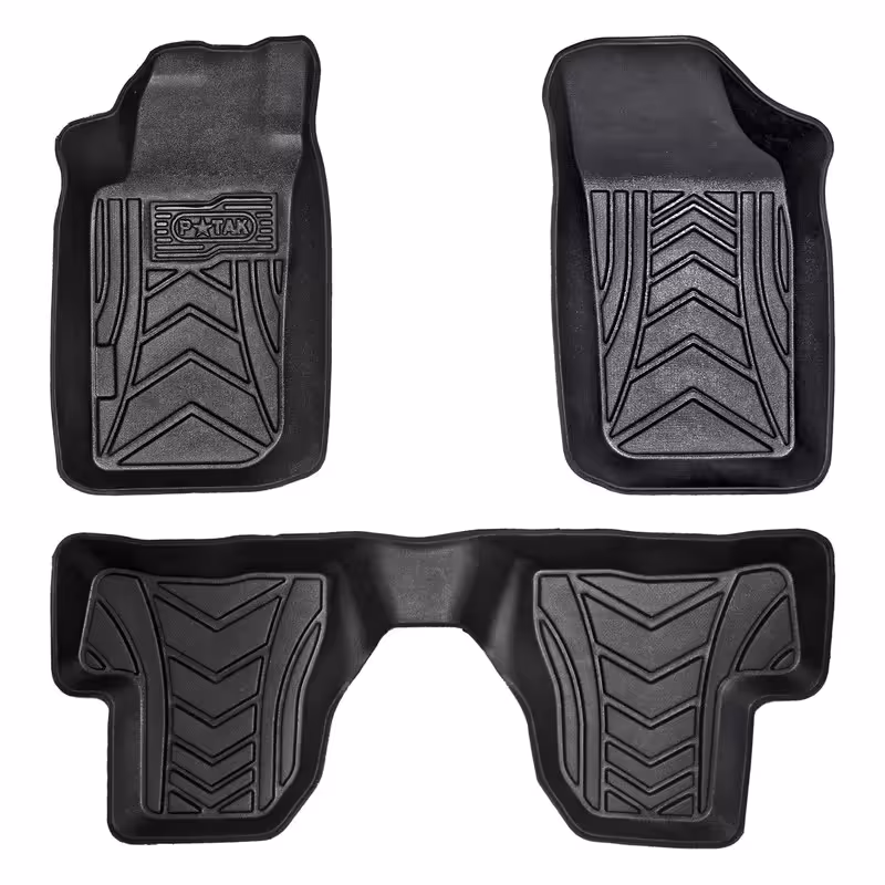 کفپوش سه بعدی خودرو پانیذ مدل پشت نمدی کد TAT N مناسب برای 206