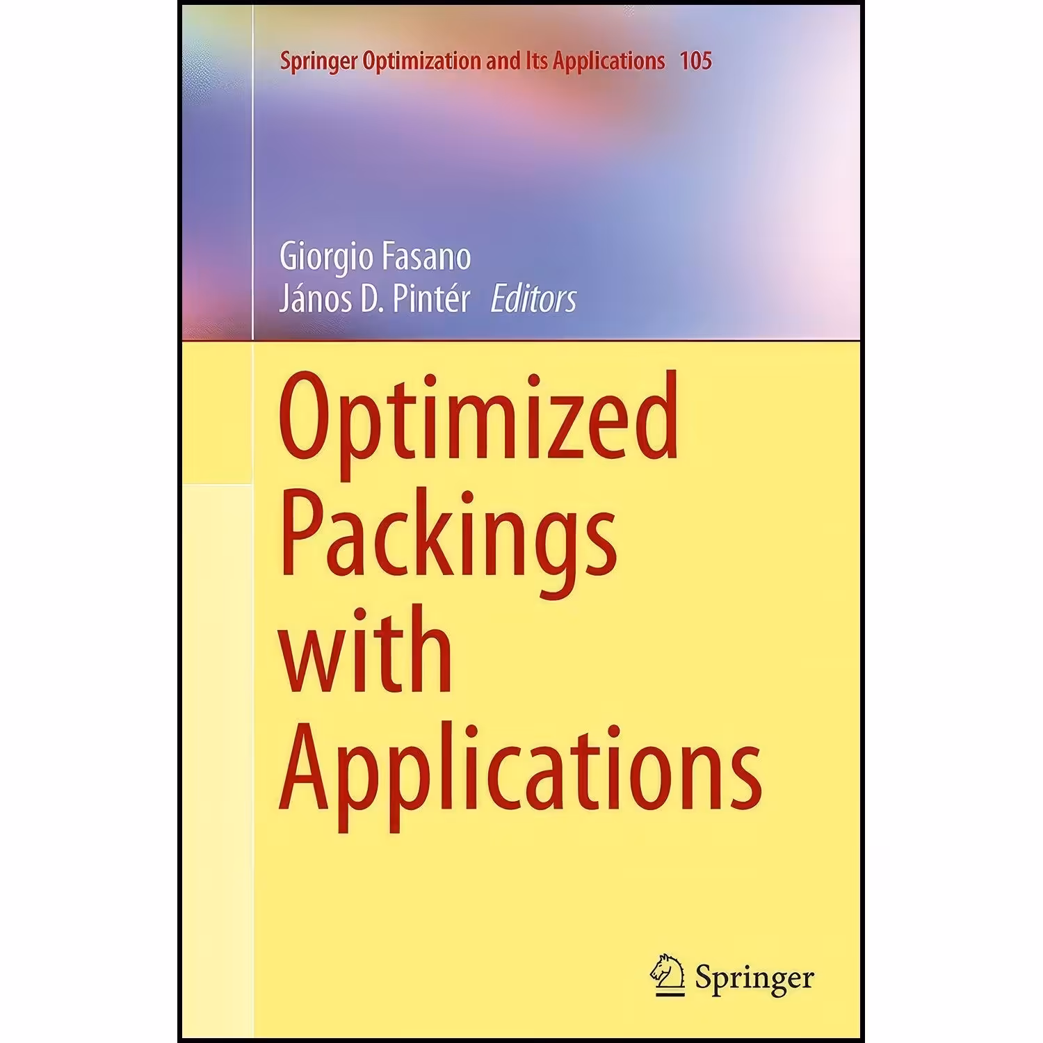 کتاب زبان اصلی Optimized Packings with Applications اثر جمعی از نویسندگان