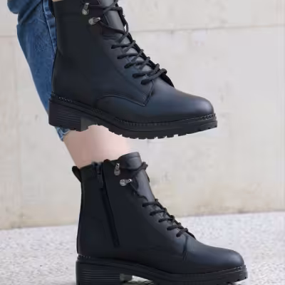 نیم بوت بغل زیپ دار