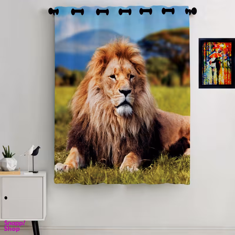 پرده مدل C2-50850 رنگ سفید