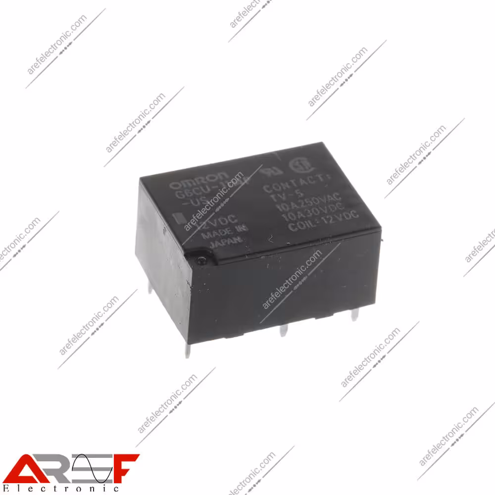 رله امرن لچ مدل G6CU-1114P-US دارای 12 ولت و 4 پین - فروشگاه عارف الکترونیک