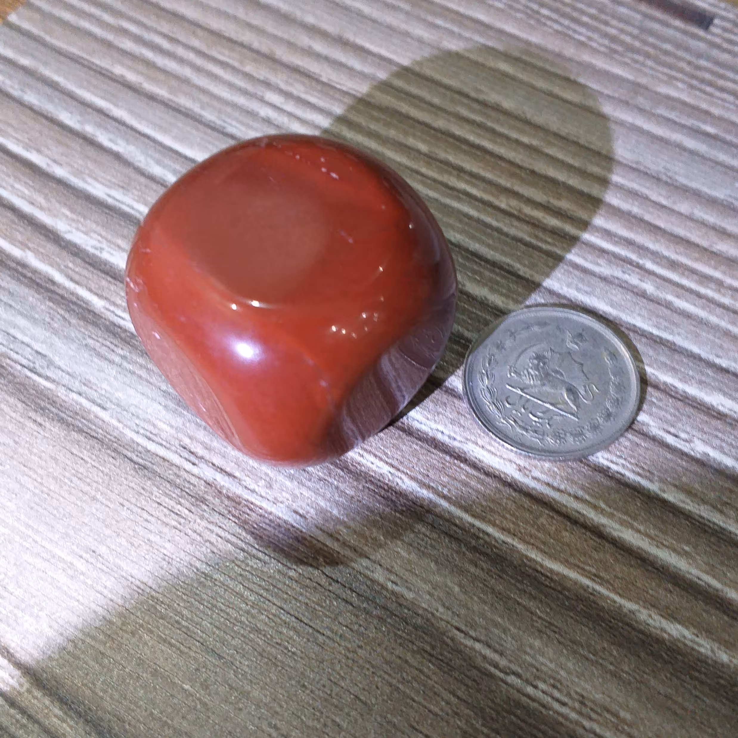 جاسپر سرخ تمام پولیش درشت پر خاصیت مناسب برای جاکرای ریشه و رفع مشکلات جسمانی ناشی از نامتعادل بودن آن 2