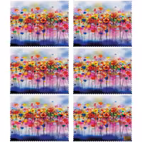 زیر بشقابی مستطیلی پارچه مخمل سایز 35 در 40 مدل U3-309 شرکت رنس