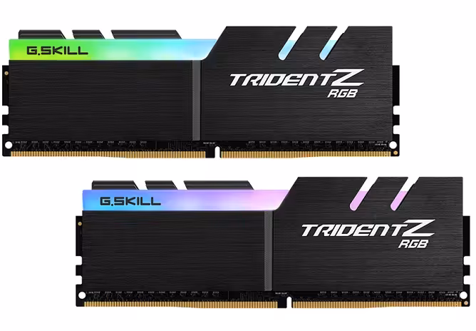 رم دسکتاپ دوکاناله جی اسکیل تریدنت زد آر جی بی با فرکانس 3200 مگاهرتز و حافظه 32 گیگابایت