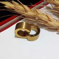 گوشواره حلقه ای استیل مشابه طلا و رنگ ثابت و ضدحساسیت میباشد