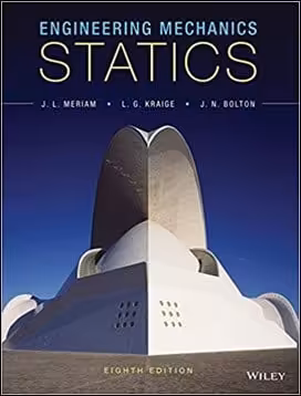 󾕇 Meriam J. L., Engineering Mechanics - Statics, 8th ed, 2017 - دانلود کتاب های دانشگاهی