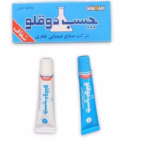 چسب دوقلو شفاف غفاری