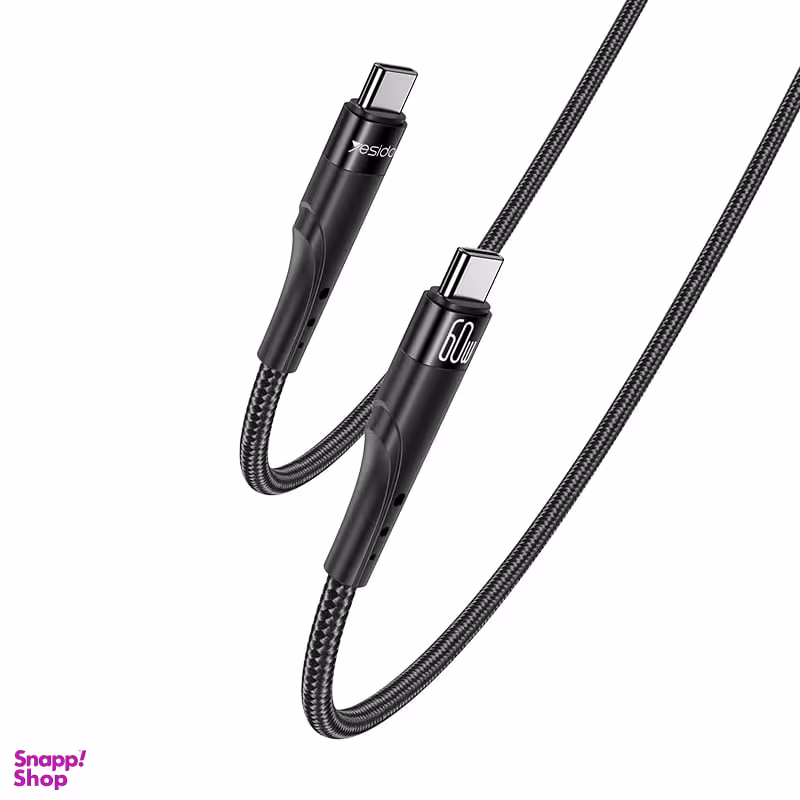 کابل دیتا 27 وات Type-C به Lightning یسیدو مدل CA115 طول 3 متر