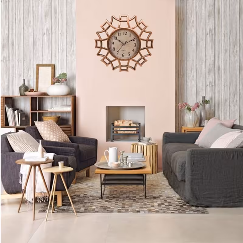 ساعت دیواری کوارتز QUARTZ برنز کد 488