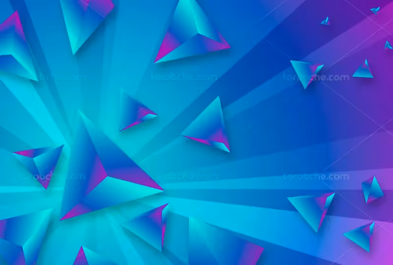وکتور بک گراند سه بعدی آبی | گرافیک با طعم تربچه