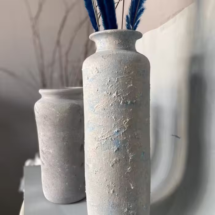 گلدان پتینه سفالی در رنگ دلخواه