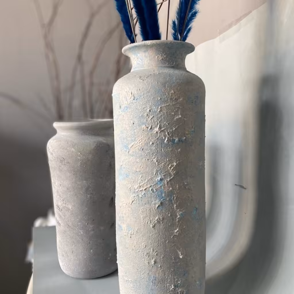 گلدان پتینه سفالی در رنگ دلخواه