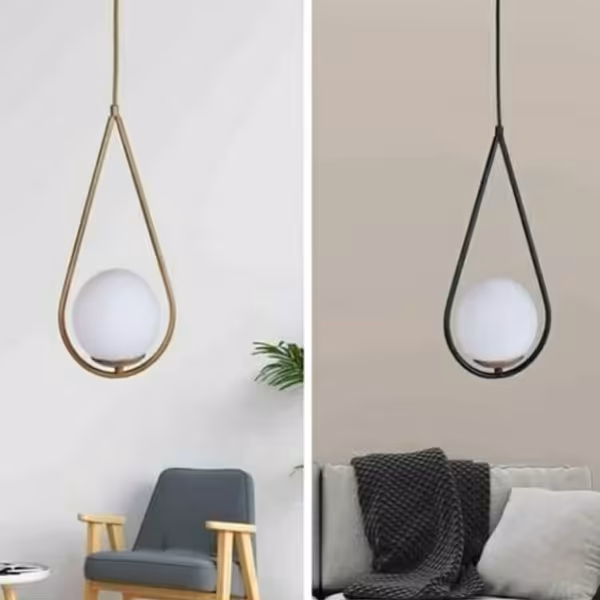 لوستر مولکولی و چراغ آویز  تک شعله مدرن  مدل قطره