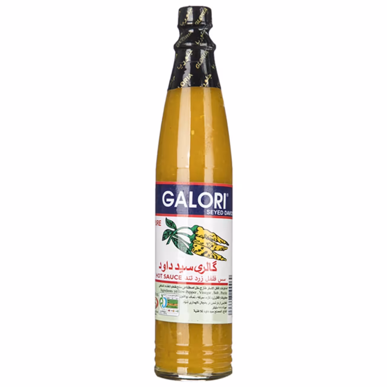 سس فلفل زرد تند گالری سید داود حجم 88 گرم