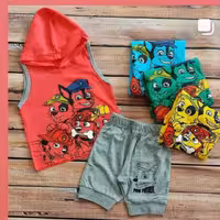 ست هودی و شلوار سگهای نگهباندر سه رنگ