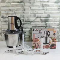 خردکن یونیک ظرف استیل 6 تیغه طلایی