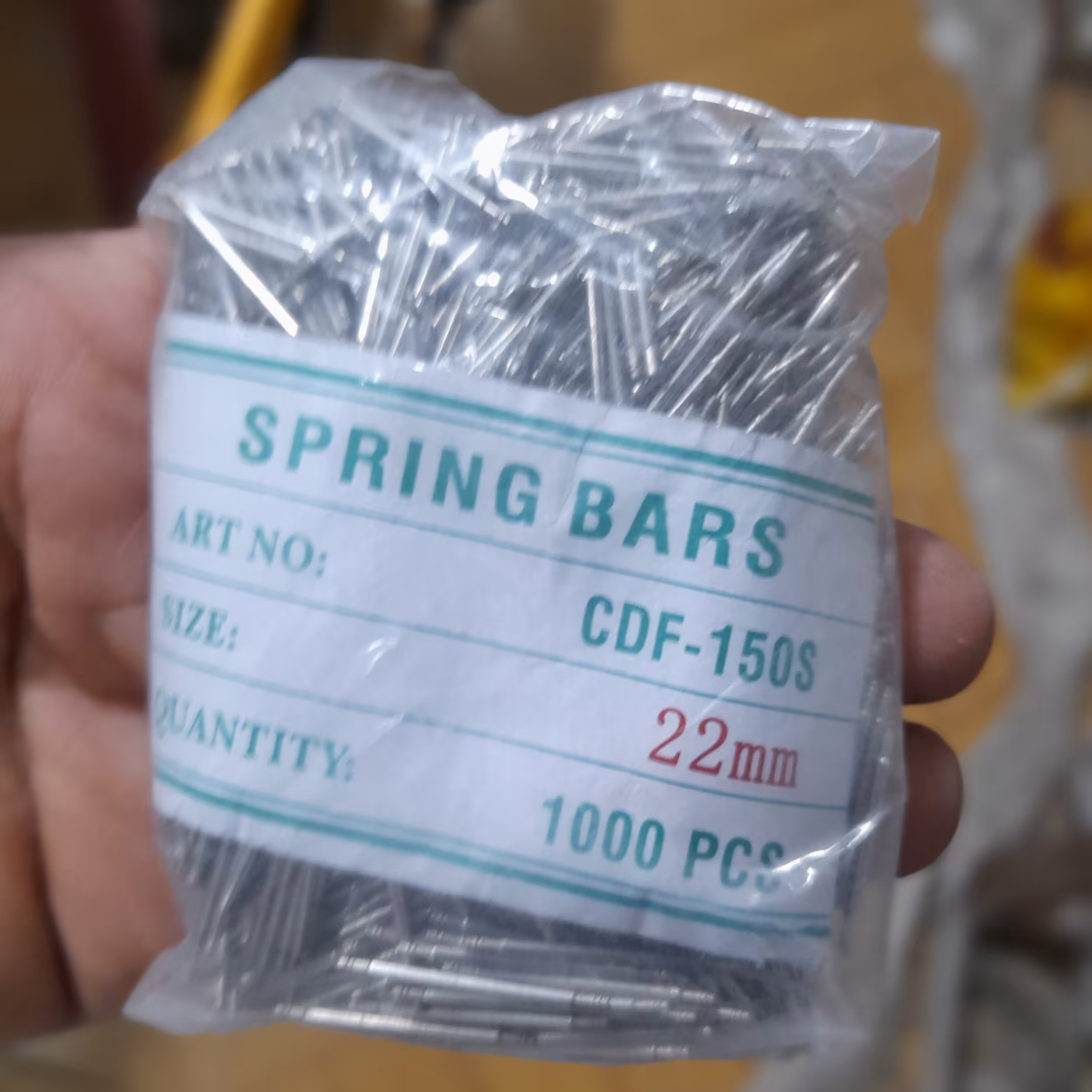 پین ساعت مچی قطر 1.5 شماره 22 بسته هزار عددی ساخت چین