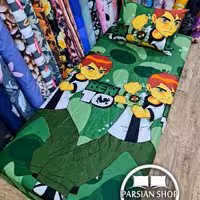 نیم ست ملحفه کشدار خوشخواب  تکنفره عروسکی طرح با من روتختی کودک و نوجوان