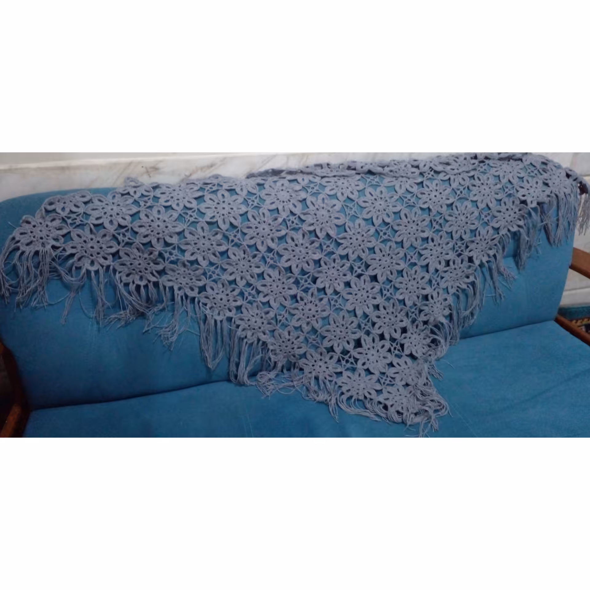 شنل سه گوش قلاب بافی( اشارپ )